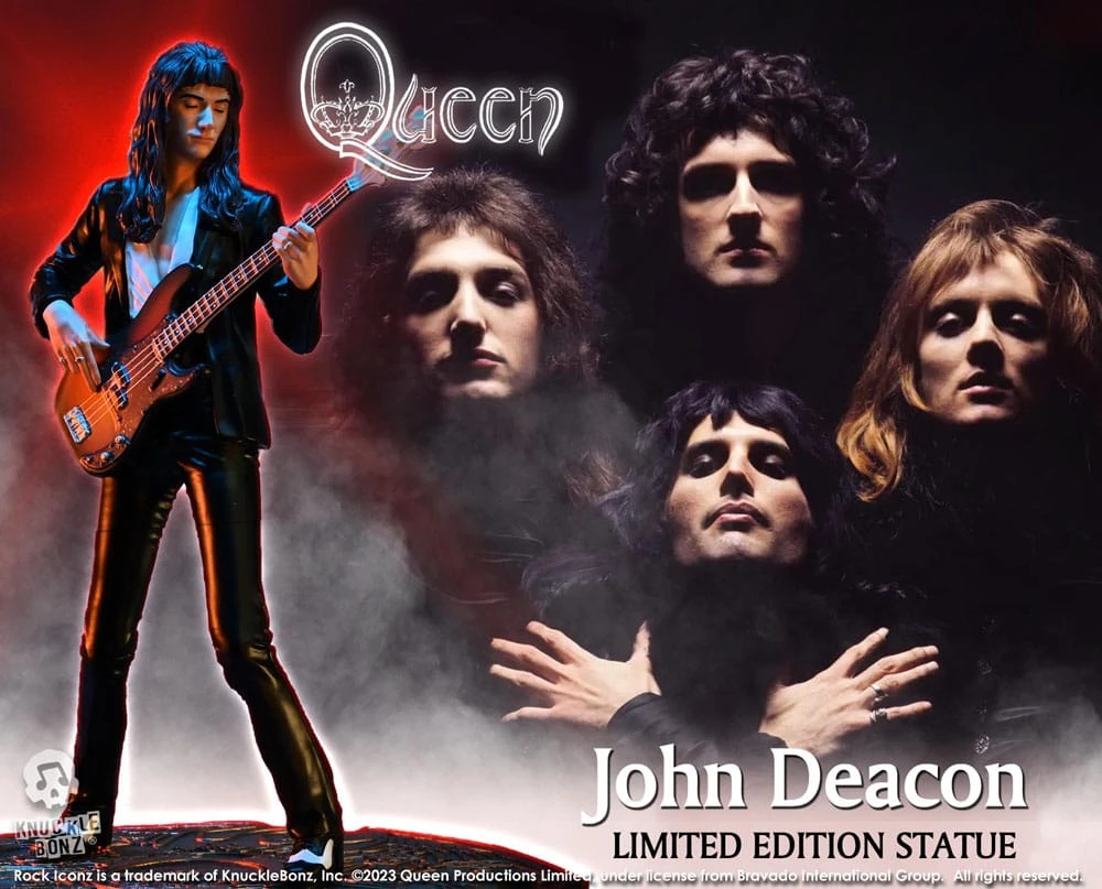 Queen Rock Iconz Statue John Deacon II (Sheer Heart Attack Era)